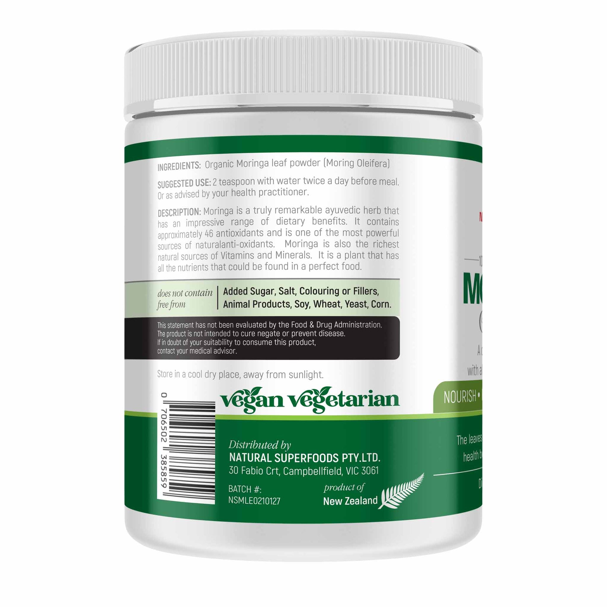 Moringa Vegan Vegetarian