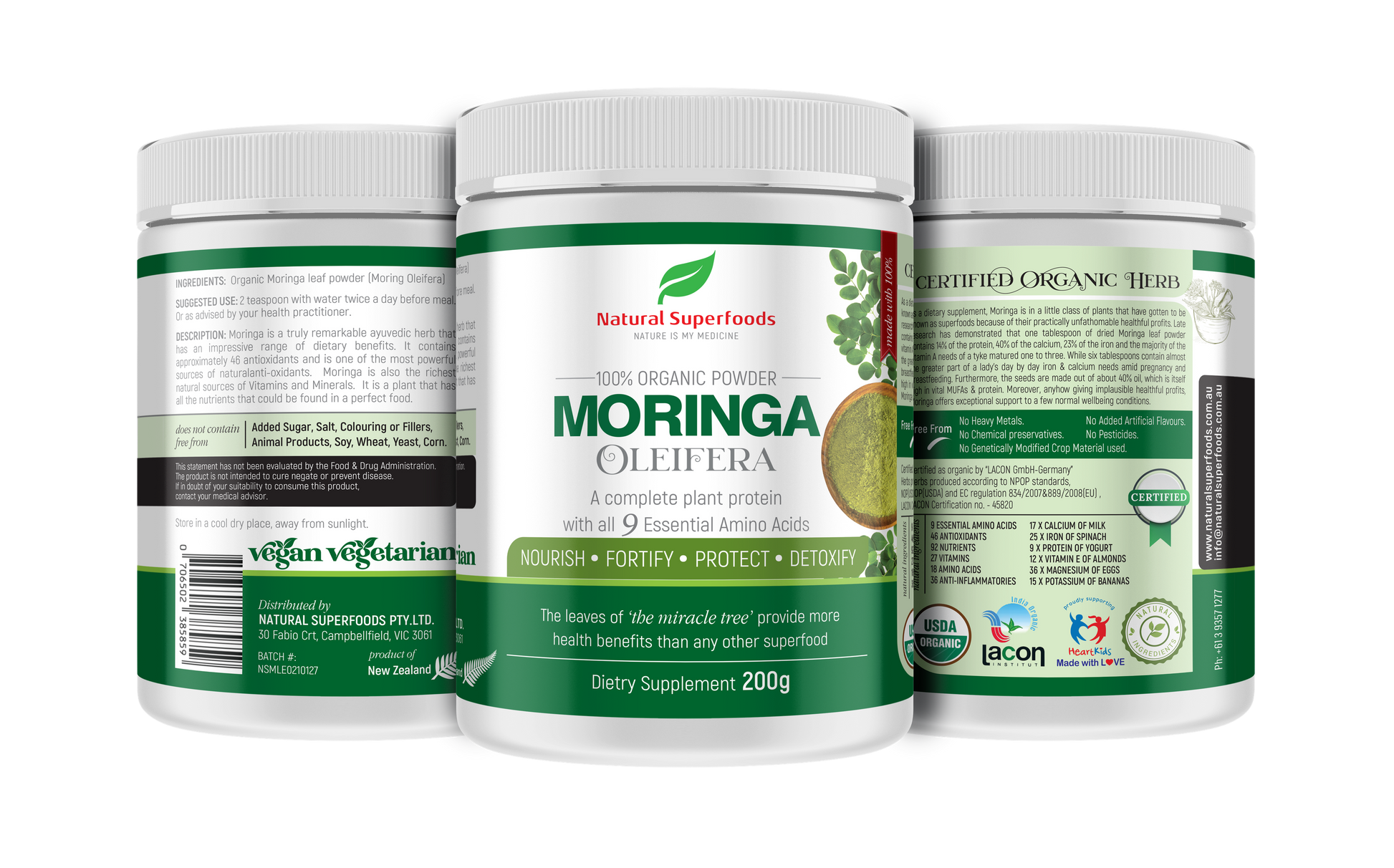 Moringa Oleifera Supplement